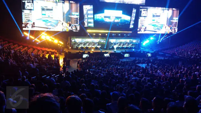 Suasana IEM 2017 Sydney di Qudos Bank Arena, Sydney, Australia. Liputan6.com/ Yuslianson