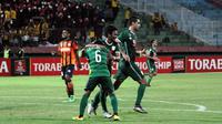 Bhayangkara Surabaya United menutup putaran pertama TSC 2016 dengan kemenangan 3-1 atas Perseru Serui. (Bola.com/Fahrizal Arnas)