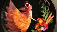 6 Kreasi Indah Sashimi Artis, Sayang Buat Dimakan