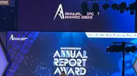 Penganugerahan Annual Report Award (ARA) 2022, Senin, 27 November 2023. (Foto: Liputan6.com/Elga N)