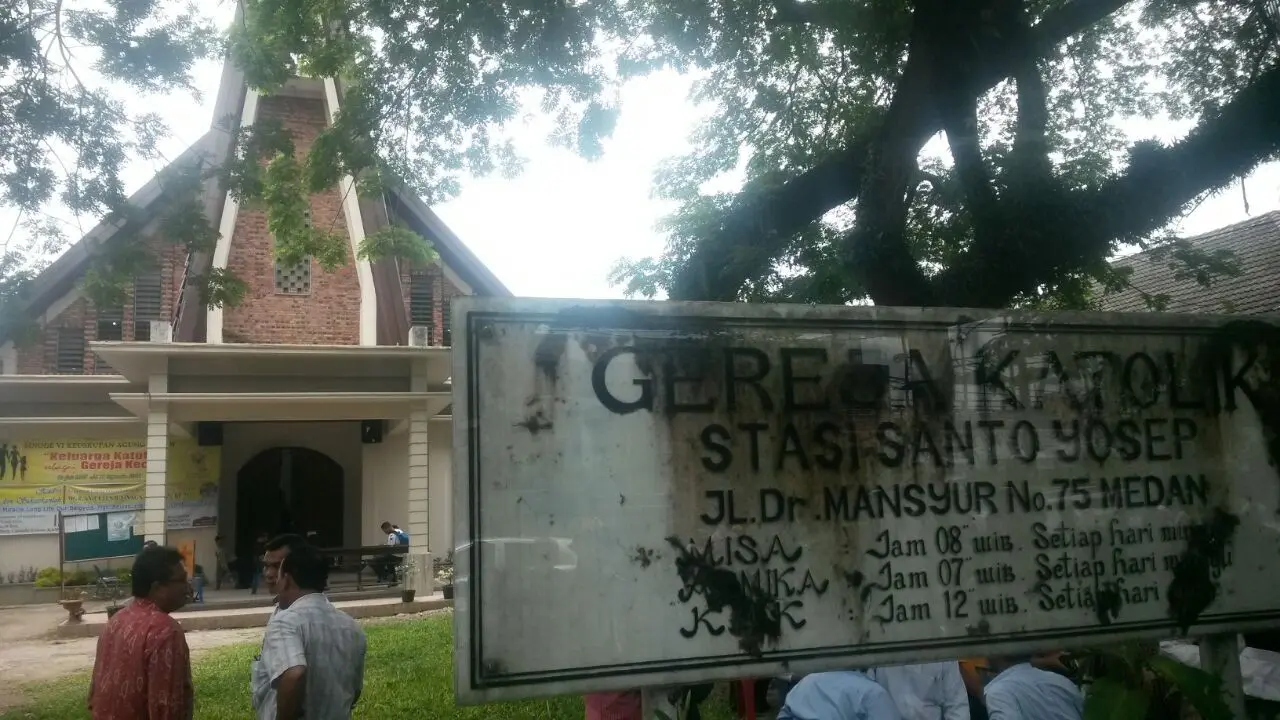 Bom Gereja Santo Yosep Medan