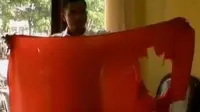 Robek Bendera Merah Putih, Pria di Lampung Dilaporkan ke Polisi