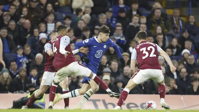 Chelsea Dikalahkan Aston Villa di Kandang Sendiri