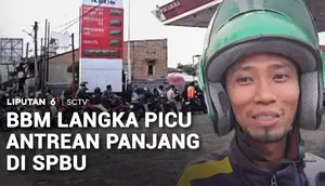 BBM Langka Picu Antrean Panjang di SPBU