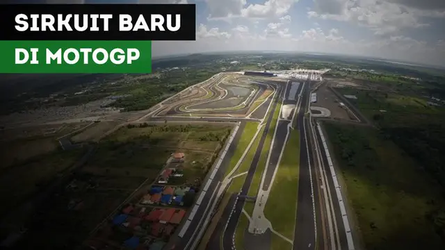 Berita video melihat wajah Sirkuit di Buriram, Thailand, yang akan dipakai untuk balapan MotoGP musim 2018.