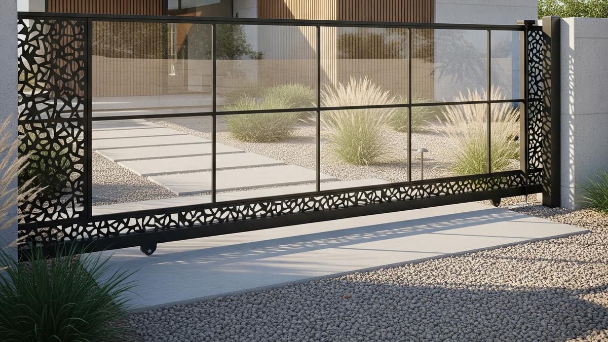 7 Pagar Laser Cut Metal Kombinasi Polikarbonat, Hadirkan Estetika Modern dan Privasi Optimal