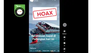 Klaim kapal tenggelam di Padangbai menjadi salah satu hoaks seputar peristiwa yang terjadi di Bali yang beredar di media sosial