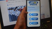 Iliustrasi Sebsite Lapor Disdik Bandung. Dikdik Ripaldi/Liputan6.com