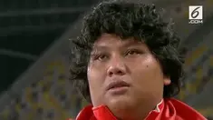 Atlet tolak peluru putri, Eki Febri Ekawati sukses membanggakan Indonesia dengan meraih emas pada SEA Games 2017.