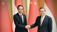 Presiden Joko Widodo melaksanakan pertemuan bilateral dengan Perdana Menteri (PM) Republik Rakyat Tiongkok (RRT) Li Qiang yang digelar di Diaoyutai State House, Beijing.