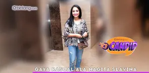 Bintang Candid: Gaya Kasual Ala Nagita Slavina