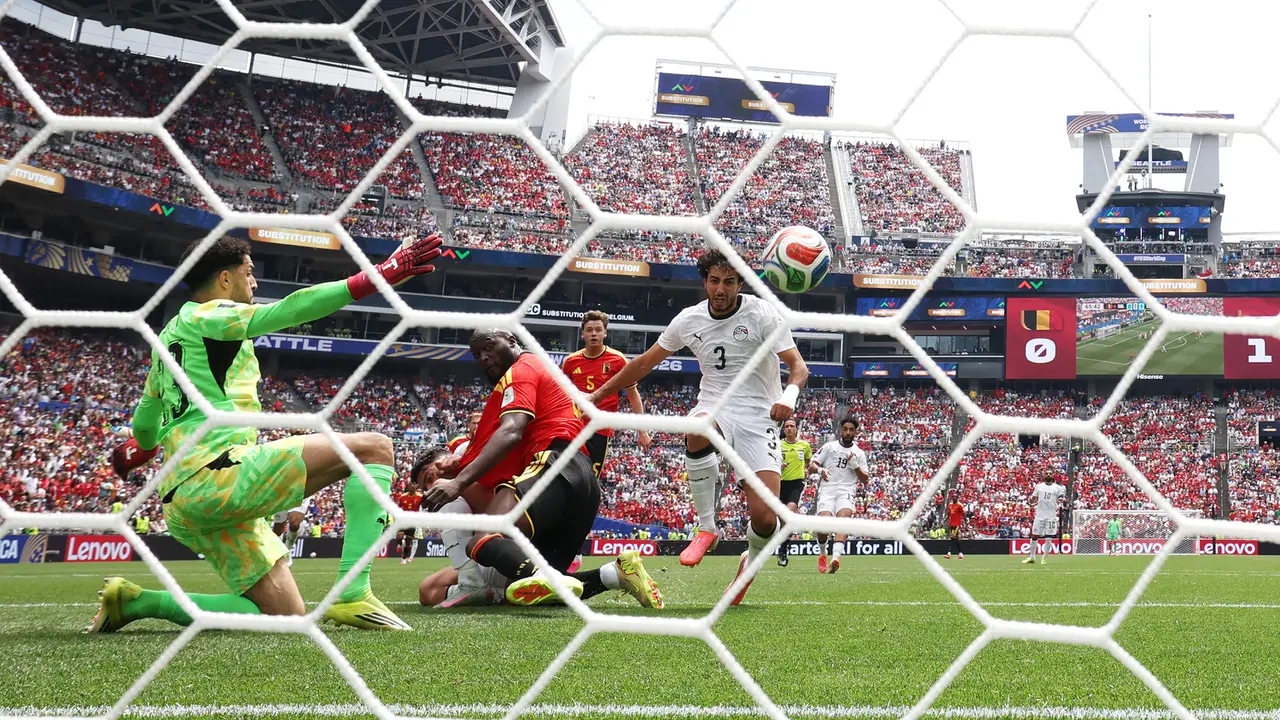 Foto: Efek Instan Romelu Lukaku saat Bawa Belgia Imbangi Mesir di Piala Dunia 2026