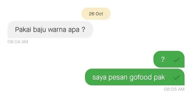 7 Chat Kocak Driver Ojol Tanya ke Penumpang, Jawabannya Malah Bikin Ngakak