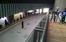 Membeludaknya pengunjung Museum Tsunami Aceh saat Lebaran