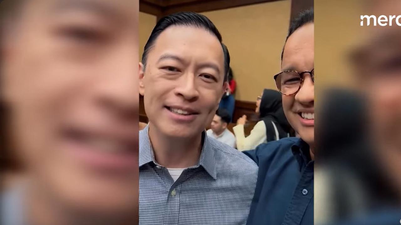 Persahabatan Kental, Senyum Haru & Pelukan Tom Lembong di Ruang Sidang Dengar Anies Baswedan Punya Cucu Pertama