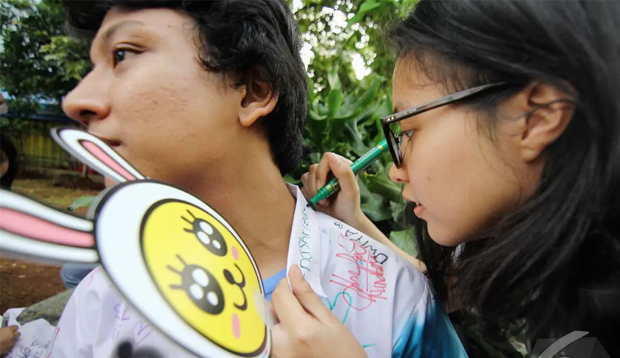 Jumlah siswa yang tidak lulus UN 2014 sebanyak 7.811 orang atau sekitar 0,48 % , Jakarta, Selasa (20/5/2014) (Liputan6.com/Faizal Fanani)