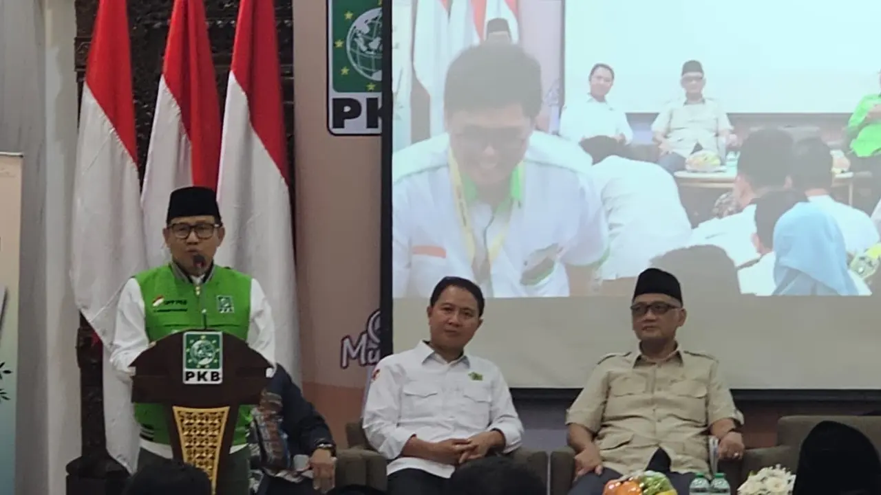 Menteri Koordinator Pemberdayaan Masyarakat (Menko PM), Muhaimin Iskandar dalam acara diskusi publik di Kantor DPP PKB, Jakarta Pusat, Rabu, (19/2/2025) (Istimewa)