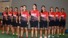 Para pebulutangkis putri Indonesia yang tergabung dalam tim kualifikasi Piala Uber 2016 akan berangkat ke Hyderabad, India, Kamis (11/2/2016). (PBSI)