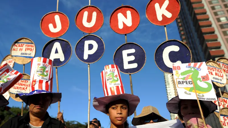 20151115-Ratusan Aktivis Filipina Tolak APEC