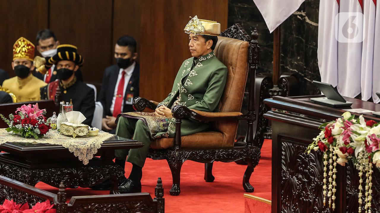 Momen Jokowi Hadiri Sidang Tahunan MPR 2022