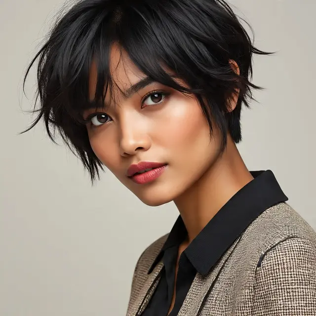 Rambut Pendek Wanita 30an Elegan Awet Muda