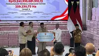Disaksikan Prabowo, Satgas PKH Serahkan Rp 13,24 Triliun ke Negara