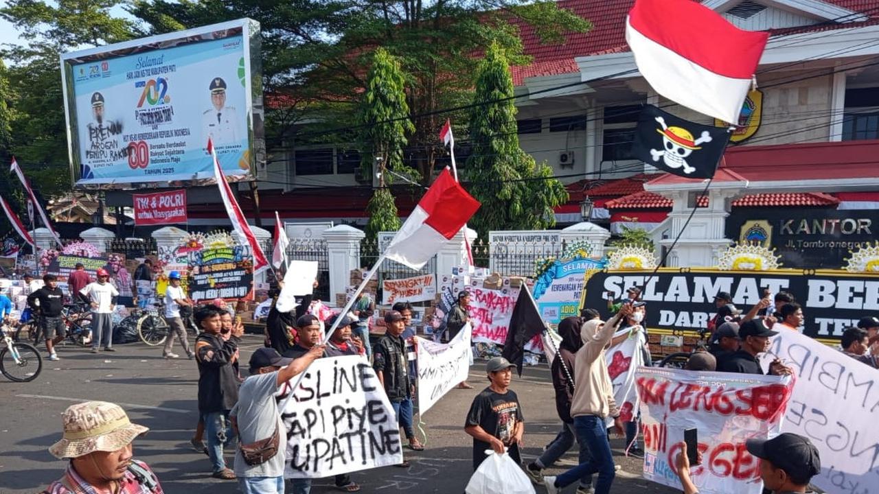 VIDEO: Kumpulan Ricuh Demo Panas di Pati, Bupati Sudewo Keras Ogah Mundur dari Jabatan
