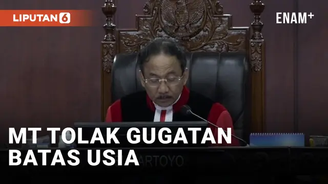 MK Tolak Gugatan Batas Usia Bagi Calon Kepala Daerah