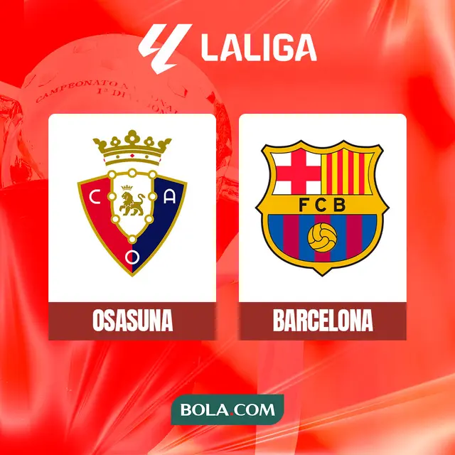 Liga Spanyol - Osasuna Vs Barcelona