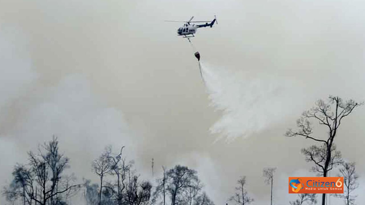 Bom Air Untuk Padamkan Titik Api di Riau