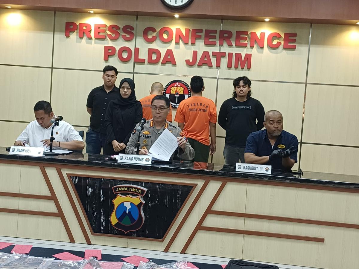 Sindikat Perampok Minimarket Bersenpi di Jatim ditangkap
