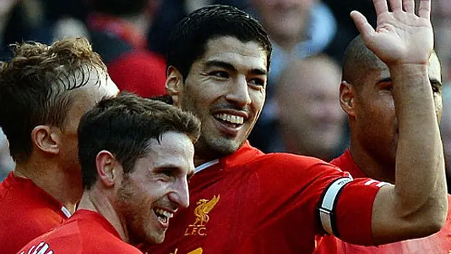 [VIDEO] Suarez Menggila, Liverpool Sikat Cardiff City