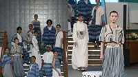 Toba Tenun pamerkan busana couture pertama pada 19 Oktober 2022. (Dok: Toba Tenun Liputan6.com dyah pamela)