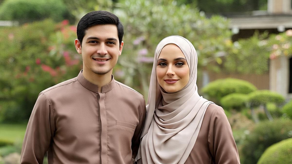 6 Inspirasi Baju Couple Suami Istri, Tampil Serasi dan Lebih Mesra Menyambut 1 Muharam 2025