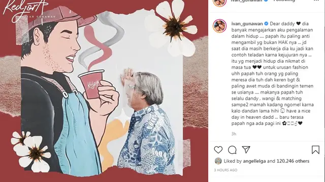 Ivan Gunawan kenang sang ayah