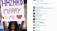 Hazard Dilamar Fans Wanita: Maaf, Saya Sudah Menikah