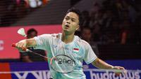 Foto: Anthony Ginting dan Alwi Farhan Lolos ke Babak 16 Besar Indonesia Masters