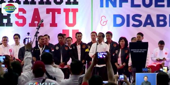 Jokowi Hadiri Deklarasi Komunitas Olahraga Bersatu di Tangerang