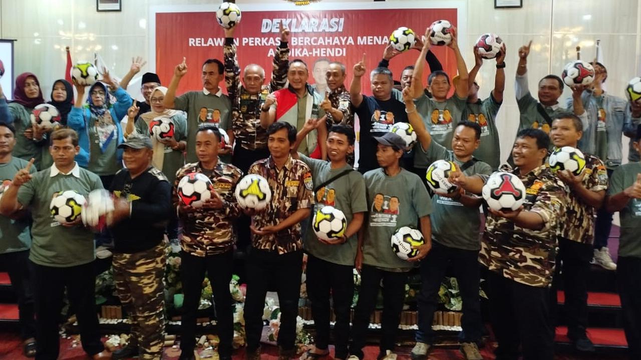 Relawan Perkasa Bercahaya Deklarasi, Siapkan Menangkan Andika-Hendi di Cilacap