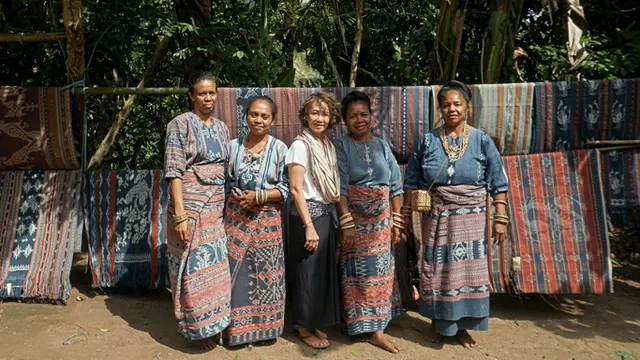Para mama penenun di kabupaten Sikka NTT