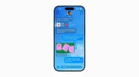 Messages di iOS 26 mendapatkan peningkatan. (Doc: Apple)