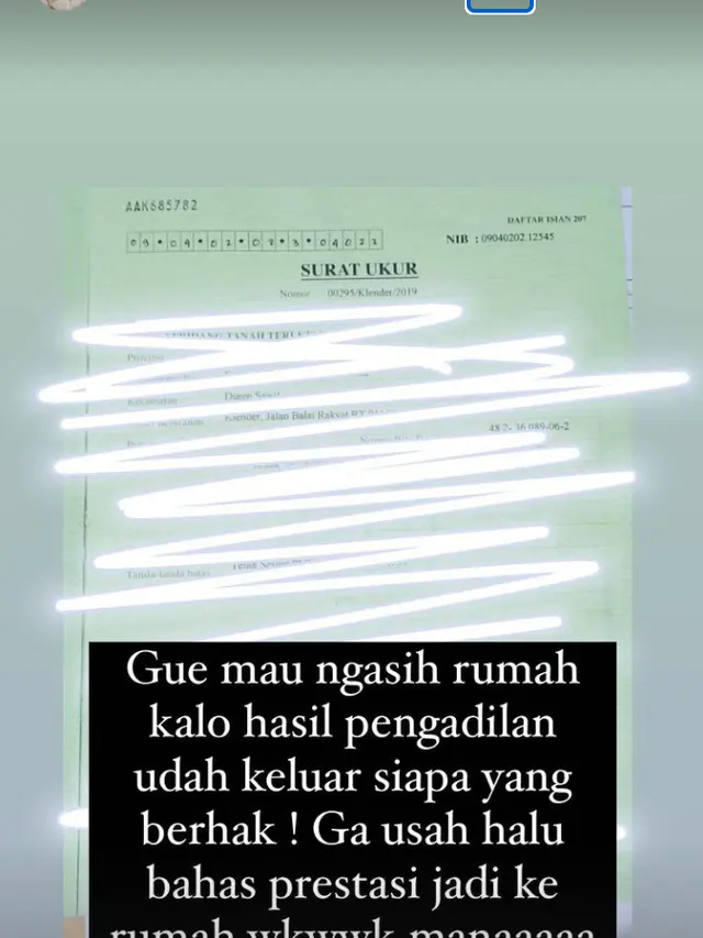 Unggahan Medina Zein soal rumah untuk Gala Sky. (Foto: Dok. Instagram @medinazein)