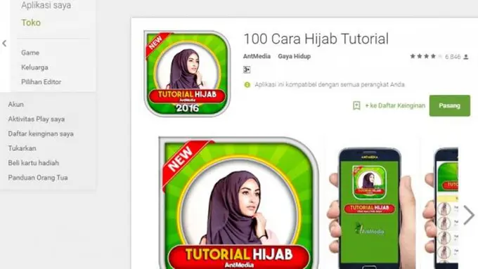 Kreasi Hijab Semakin Kreatif dengan Aplikasi Tutorial Hijab Ini