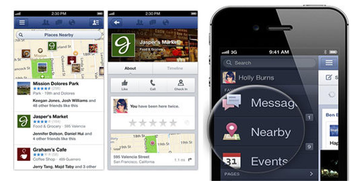 Find Friends Nearby vs Facebook Nearby
