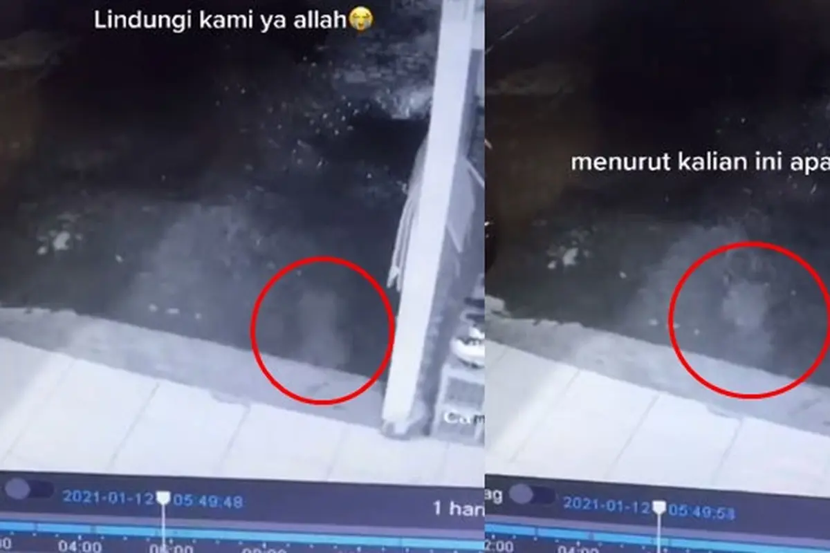 Tertangkap CCTV, Ini Video Viral Penampakan Diduga Tuyul di Depan Rumah