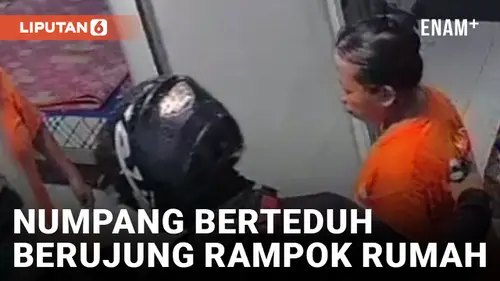 VIDEO: Modus Numpang Berteduh, Pria di Palembang Rampok Rumah Bermodal Senjata Api