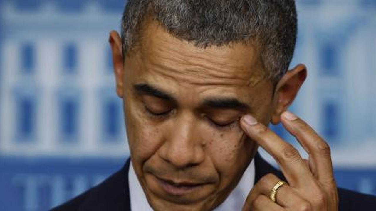 Obama menangis untuk keluarga penembakan Connecticut