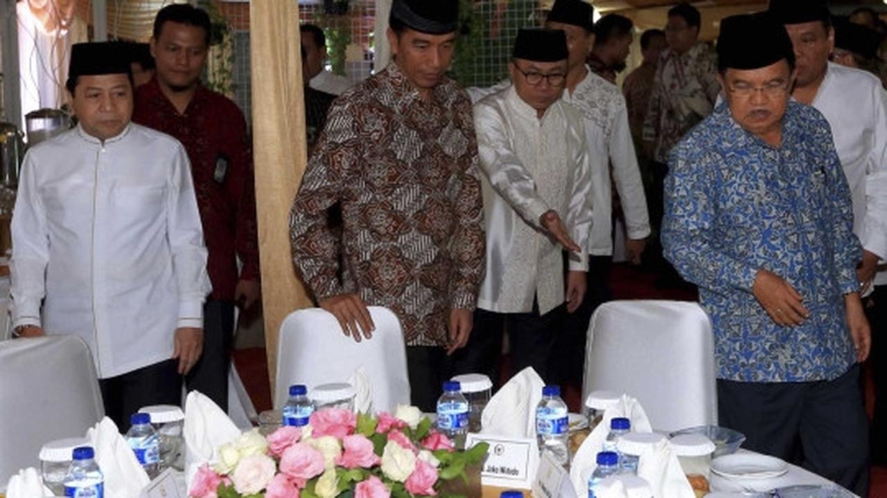Presiden Jokowi hadiri buka puasa bersama di rumah Ketua MPR