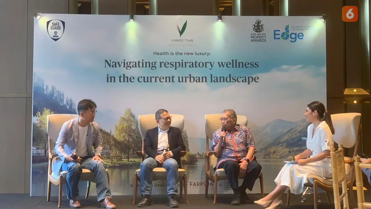 VERDE TWO menggelar acara bincang-bincang inspiratif tentang polusi udara di ibu kota. (Dok: Liputan6.com/dyah)