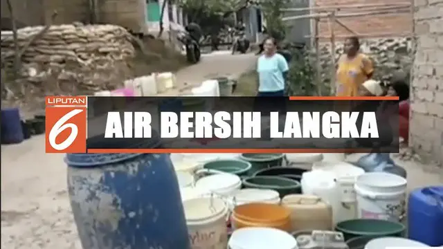 Saat Kota Hujan Kekurangan Air Bersih Akibat Kemarau Panjang
